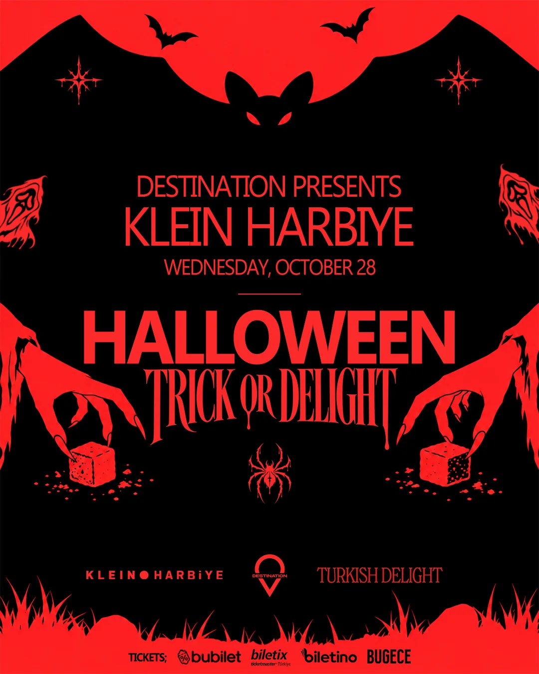 Trıck or Delıght poster, 28.10.2026 at Kleın Harbiye